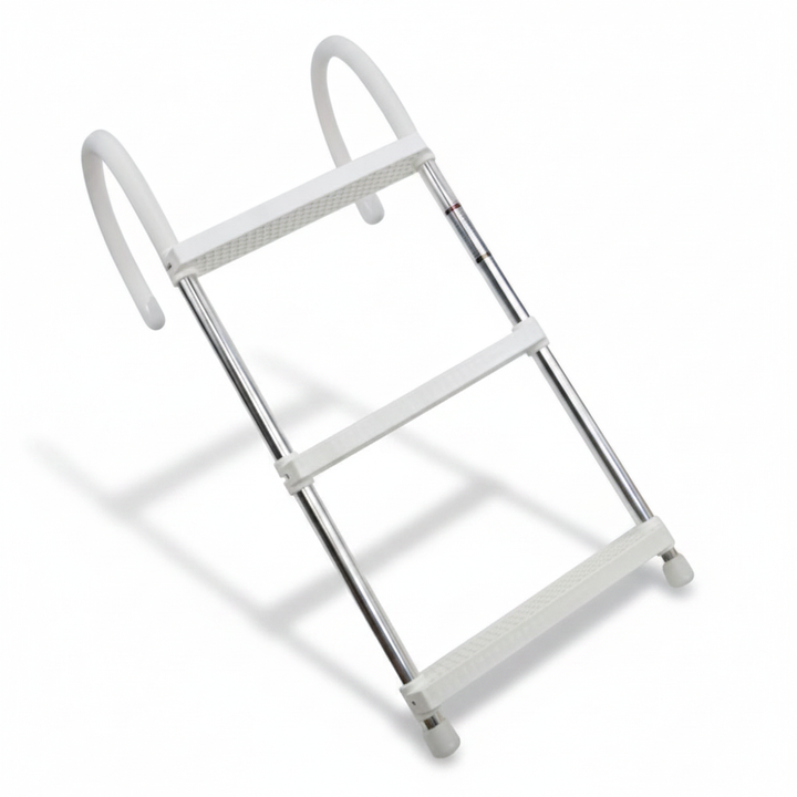 Hook-over Aluminium Boarding ladder, 3 steps | 4Boats - Studio image 1