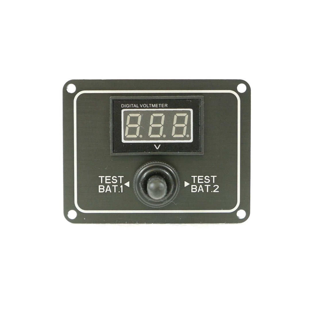 Digital Battery Voltage Test Switch Panel, 10 – 30V DC - 4Boats