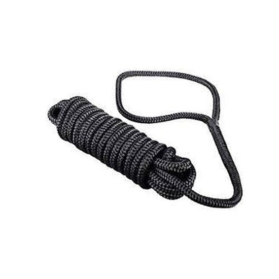 Dockline Braid on Braid - 14mm x 15m - Black - 4Boats