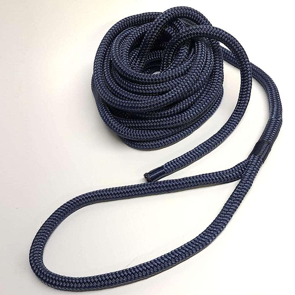 Dockline Braid on Braid - 14mm x 15m - Black - 4Boats