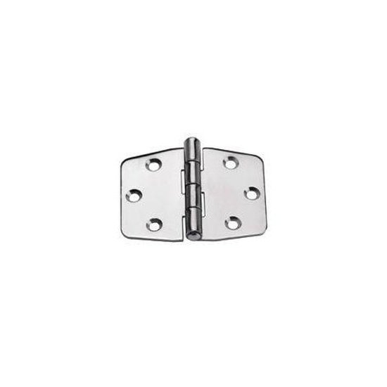 Door Stop Hinge Inox 316 Reversed 77mm x 40mm x 2mm - 4Boats