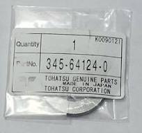 Tohatsu Propeller Nut Washer 345-64124-0 | Fits 25HP - 140HP Outboard Part