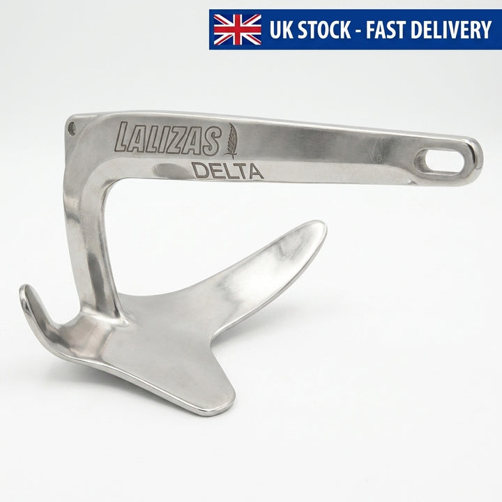 3.5kg Galvanized Bruce Type Claw Anchor - Heavy Duty Boat Mooring Sand Mud Rock