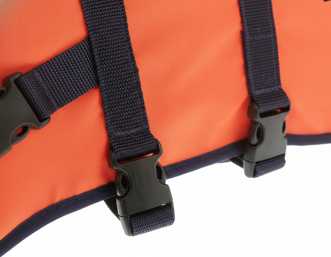 Besto Dog Lifejacket Buoyancy Aid Talamex Pet Safety Vest High Vis Orange All Sizes - Product detail image 3