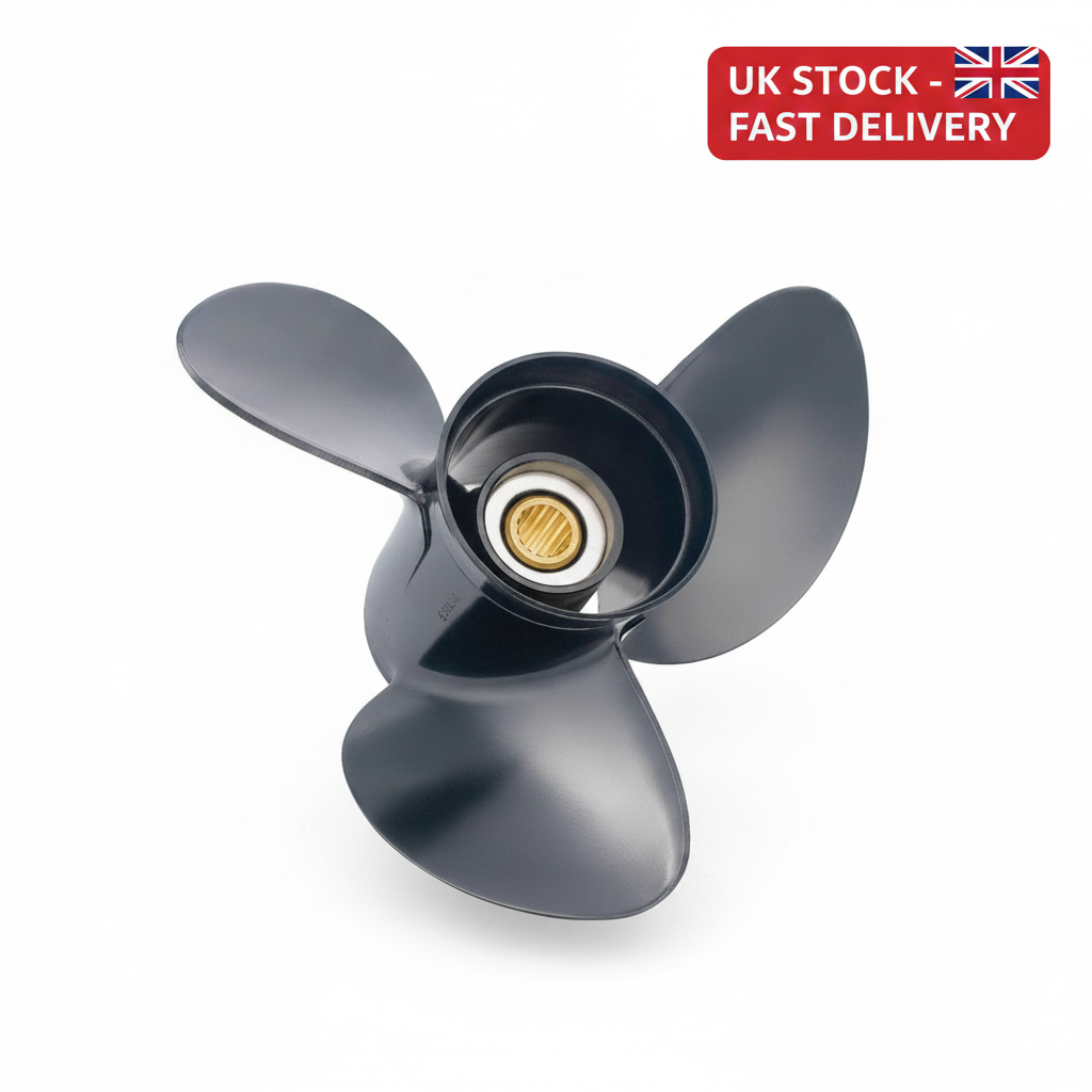 Solas Amita 3 Propeller 13.8x21 3411-139-21 Suzuki 60-140HP 13 Tooth Aluminum - UK Stock image 1