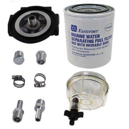 Marine water separator for boats with fuel filter and essential installation components from MidlandMarine