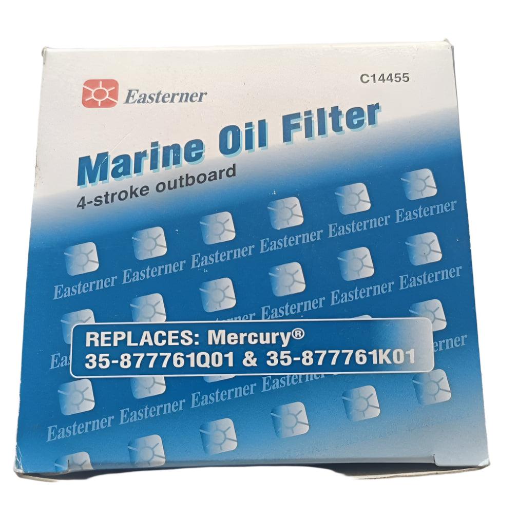 Eastener Marine Oil Filter for 4-stroke outboard, replaces 35-877761Q01 oil filter replacement