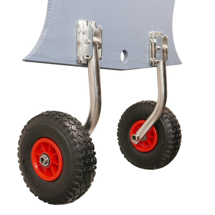 EasyFold Boat Launching Wheels – Stainless Steel - 4Boats