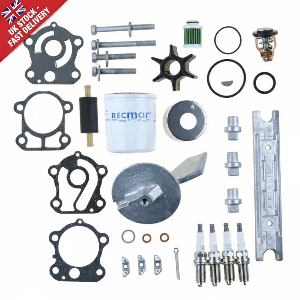 SERVICE MAINTENANCE Kit - Yamaha F80B (2005+) - RECMAR | 4Boats - UK Stock image 1