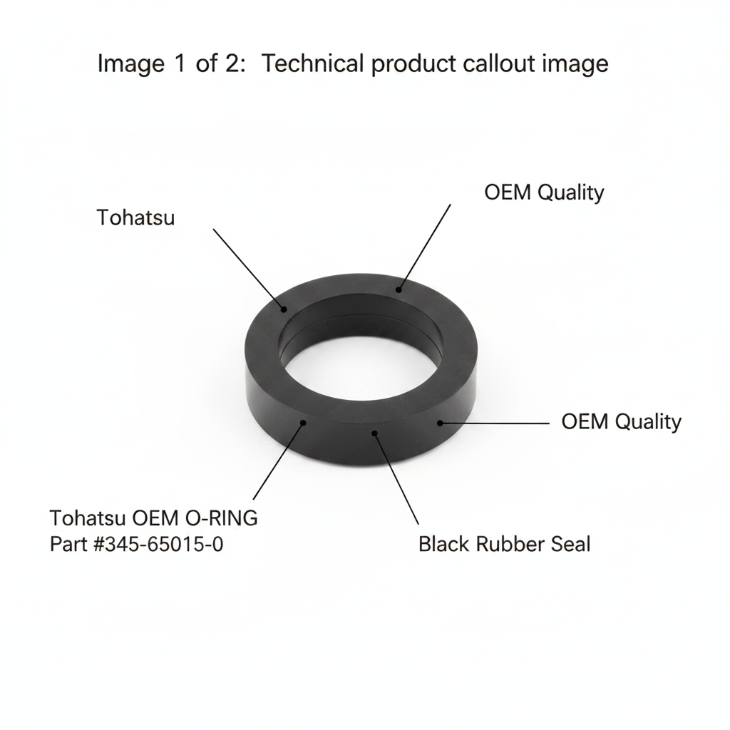 Tohatsu OEM O-RING â€” Part #345-65015-0 - UK Stock image 1