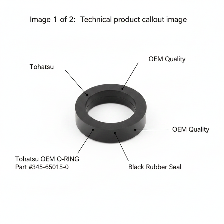 Tohatsu OEM O-RING â€” Part #345-65015-0 - UK Stock image 1