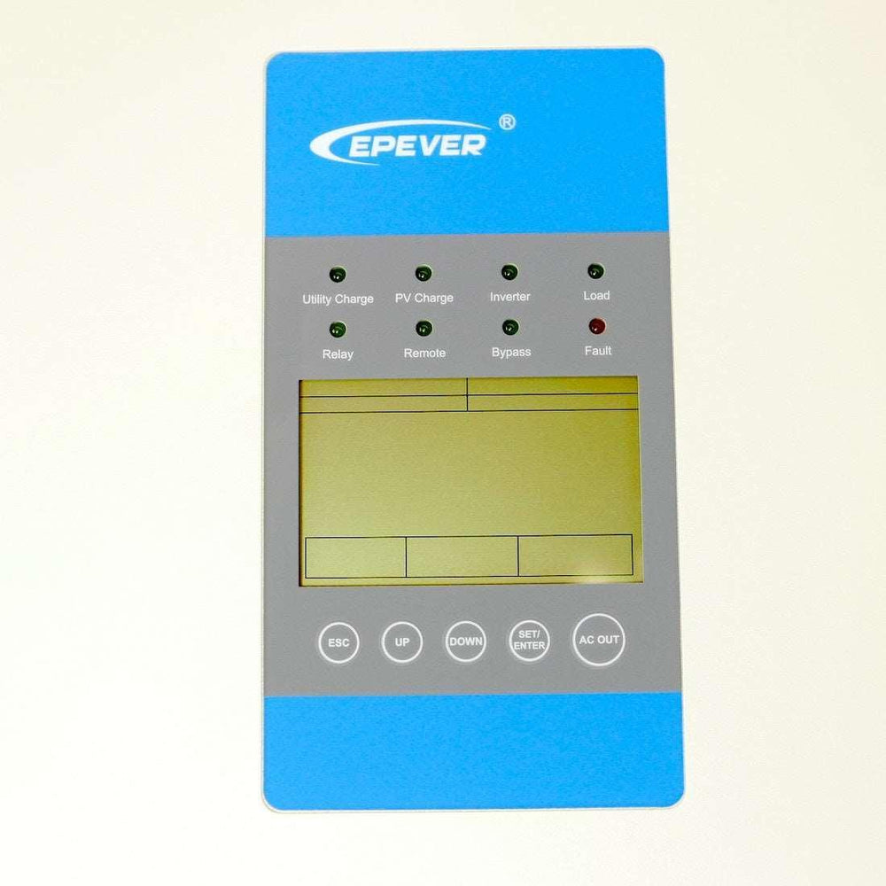 EPEVER UPower Series Solar Hybrid Inverter 2000VA / 24V & MPPT Charge Controller 780W /30A (UP2000-M3322) - 4Boats