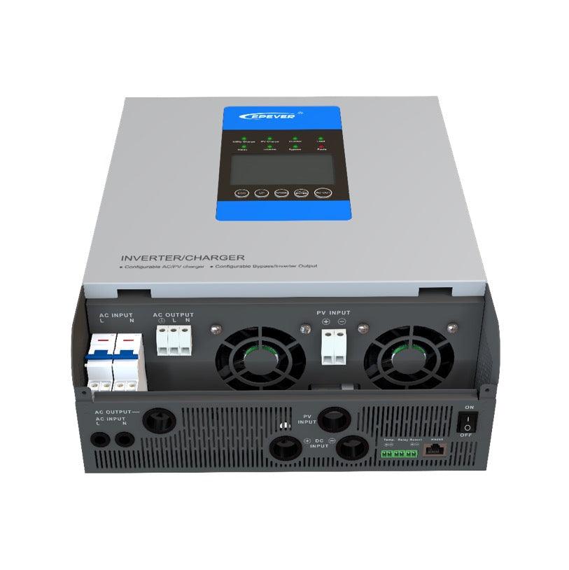 EPEVER UPower Series Solar Hybrid Inverter 3000VA / 24V & MPPT Charge Controller 1500W / 60A (UP3000-M6322) - 4Boats