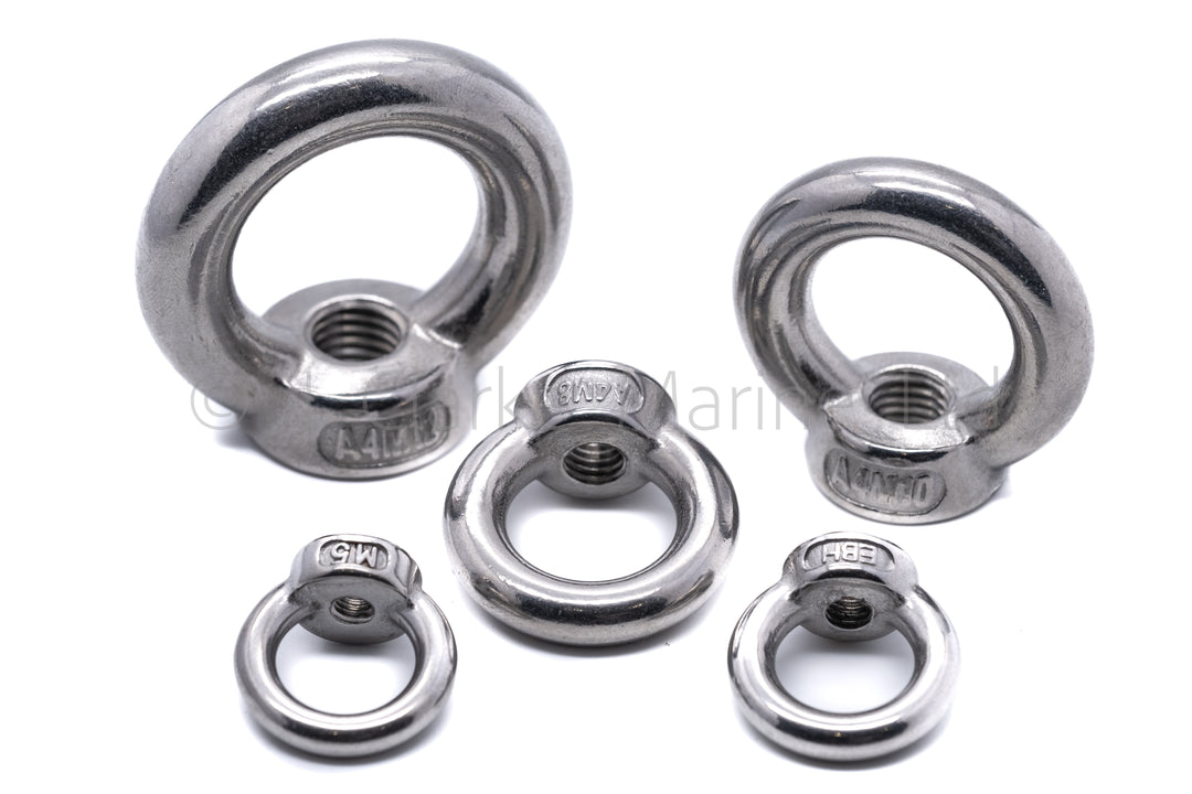 Eye nut - Marine grade stainless steel 316 A4 M5 - M12 DIN582 - 4Boats