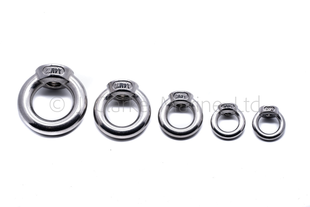 Eye nut - Marine grade stainless steel 316 A4 M5 - M12 DIN582 - 4Boats