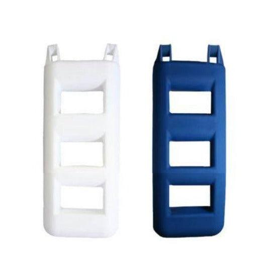 Fender Ladder 4 Step White / Navy Blue - 4Boats