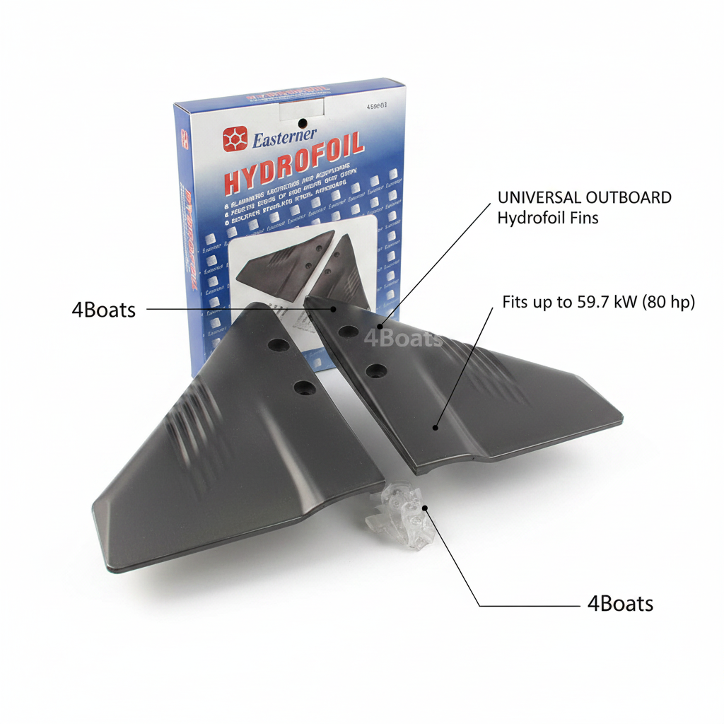 UNIVERSAL OUTBOARD Hydrofoil Fins up to 59.7 kW (80 hp) | 4Boats - UK Stock image 1