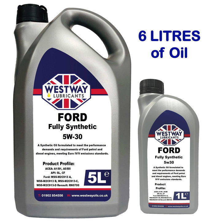 Ford 5w30 Fully Synthetic Engine Oil M2C913 FMC - 4Boats