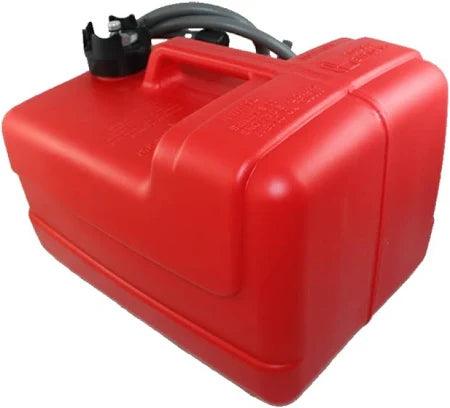 MidlandMarine Red Fuel Tank with Ergonomic Handle for Safe Fuel Storage and Transport