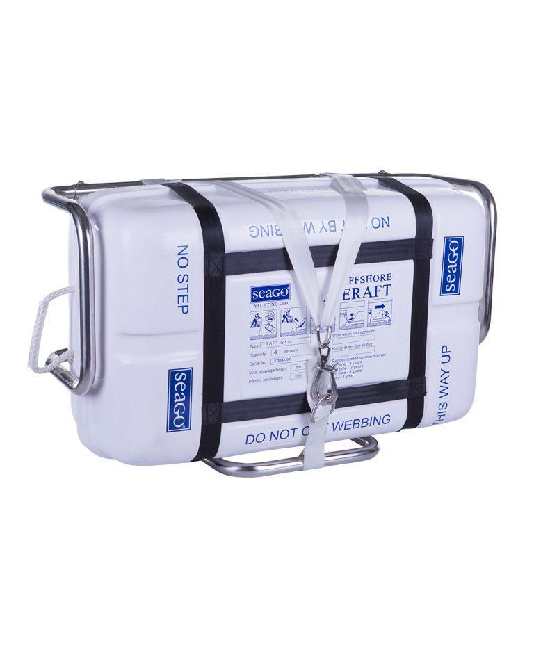 Fully Adjustable Heavy Duty Liferaft Cradle - Stainless Steel - Premium - 4Boats