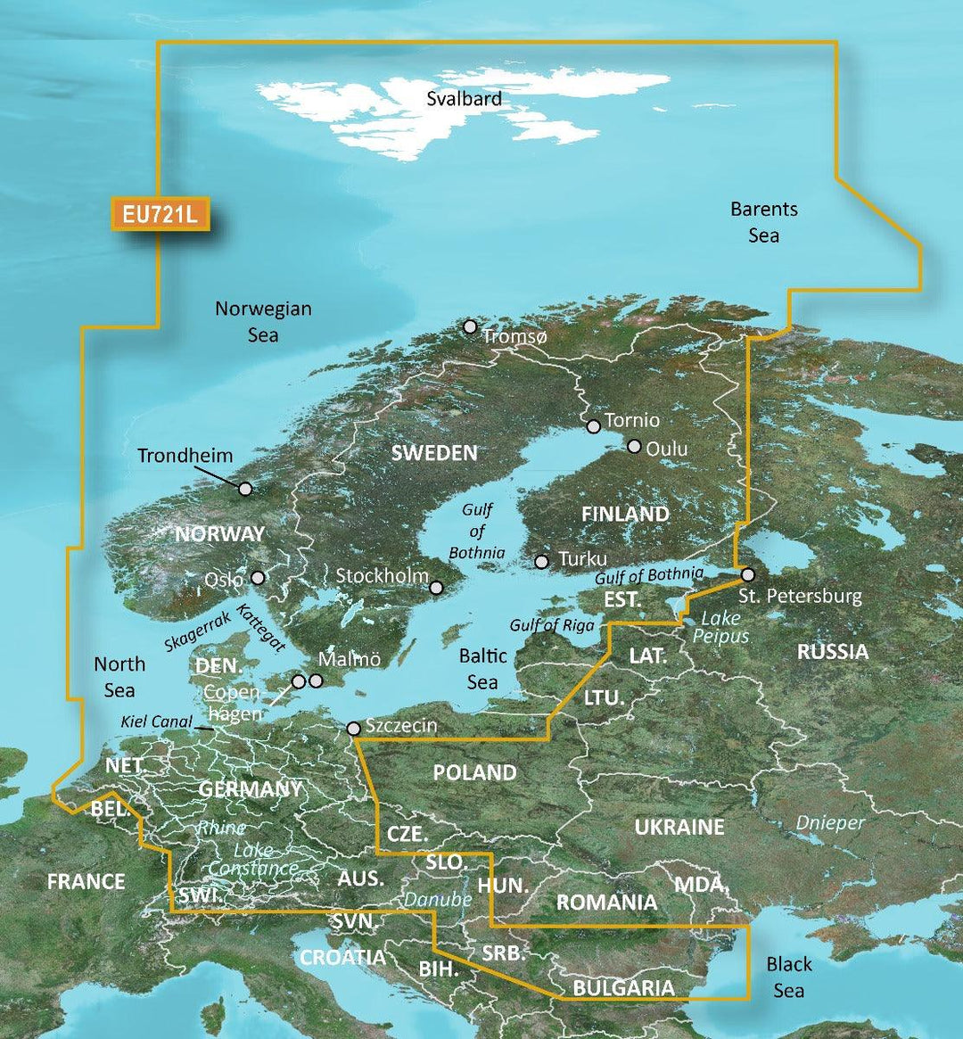 Garmin Blue Chart G3 Vision Large Area - VEU721L Northern Europe - 4Boats