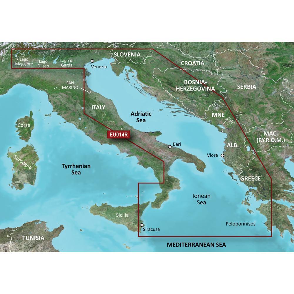 Garmin BlueChart G3 Regular Area - HXEU014R Italy Adriatic Sea - 4Boats