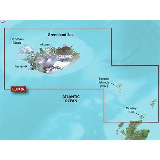 Garmin BlueChart G3 Regular Area - HXEU043R Iceland to Orkney - 4Boats