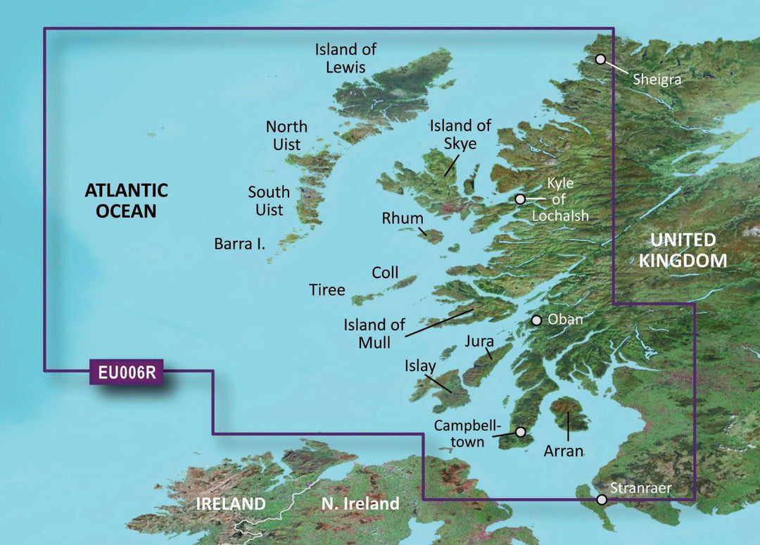 Garmin BlueChart G3 Vision Regular Area - VEU006R Scotland West Coast - 4Boats