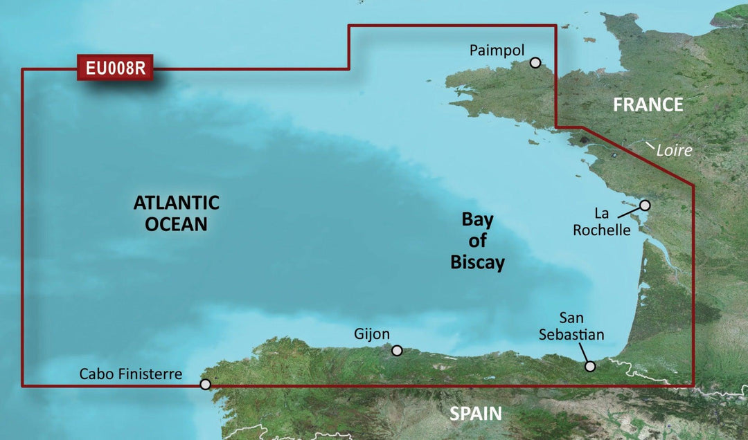 Garmin BlueChart G3 Vision Regular Area - VEU008R Bay of Biscay - 4Boats