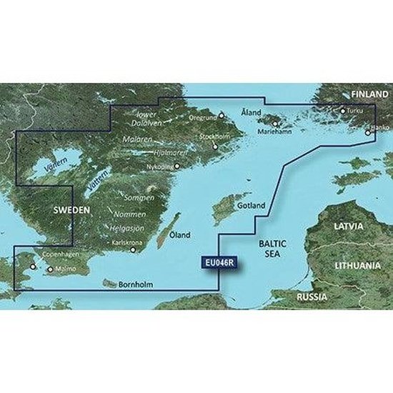 Garmin BlueChart G3 Vision Regular Area - VEU046R Sweden South-East - 4Boats