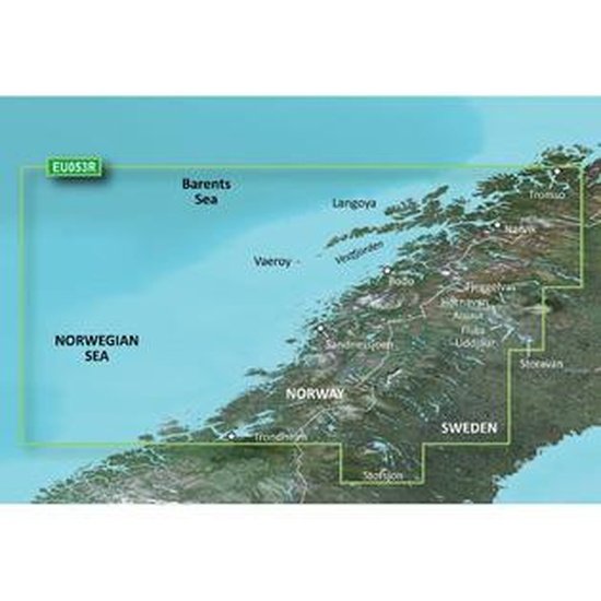 Garmin BlueChart G3 Vision Regular Area - VEU053R Trondheim - Tromso - 4Boats