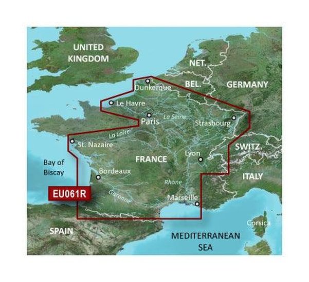 Garmin BlueChart G3 Vision Regular Area - VEU061R France Inland Waters - 4Boats