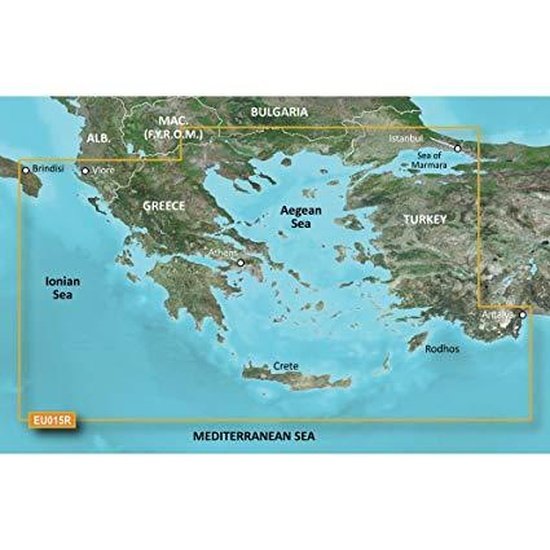 Garmin BlueChart G3 Vision - VEU015R: Aegean Sea & Sea of Marmara - 4Boats