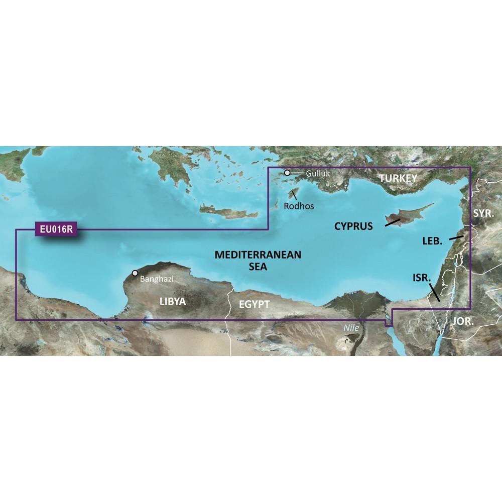 Garmin BlueChart G3 Vision - VEU016R: Mediterranean Southeast - 4Boats