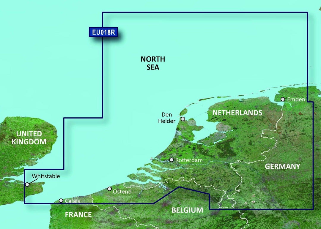 Garmin BlueChart G3 Vision - VEU018R: Benelux Offshore & Inland Waters - 4Boats