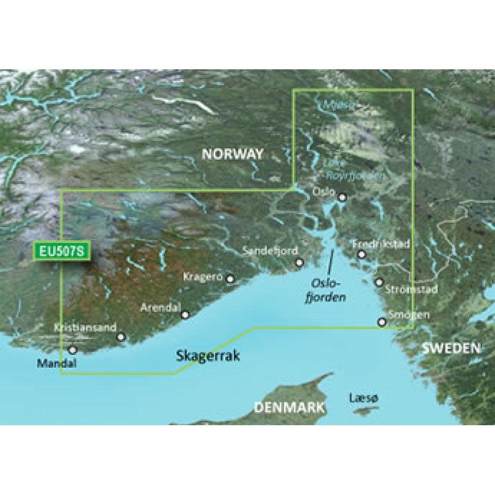 Garmin BlueChart G3 Vision - VEU507S: Oslo - Mandal - Smogen - 4Boats