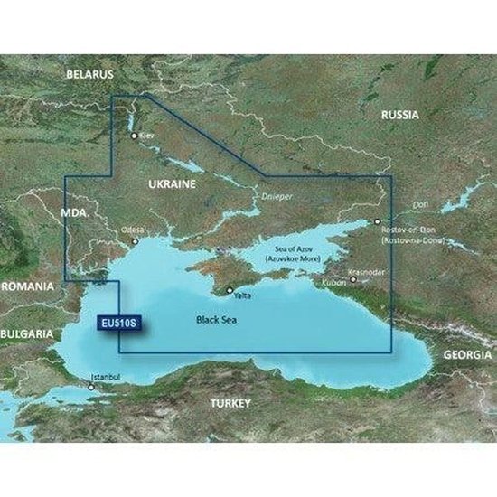 Garmin BlueChart G3 Vision - VEU510S: Dnieper River & Azov Sea - 4Boats