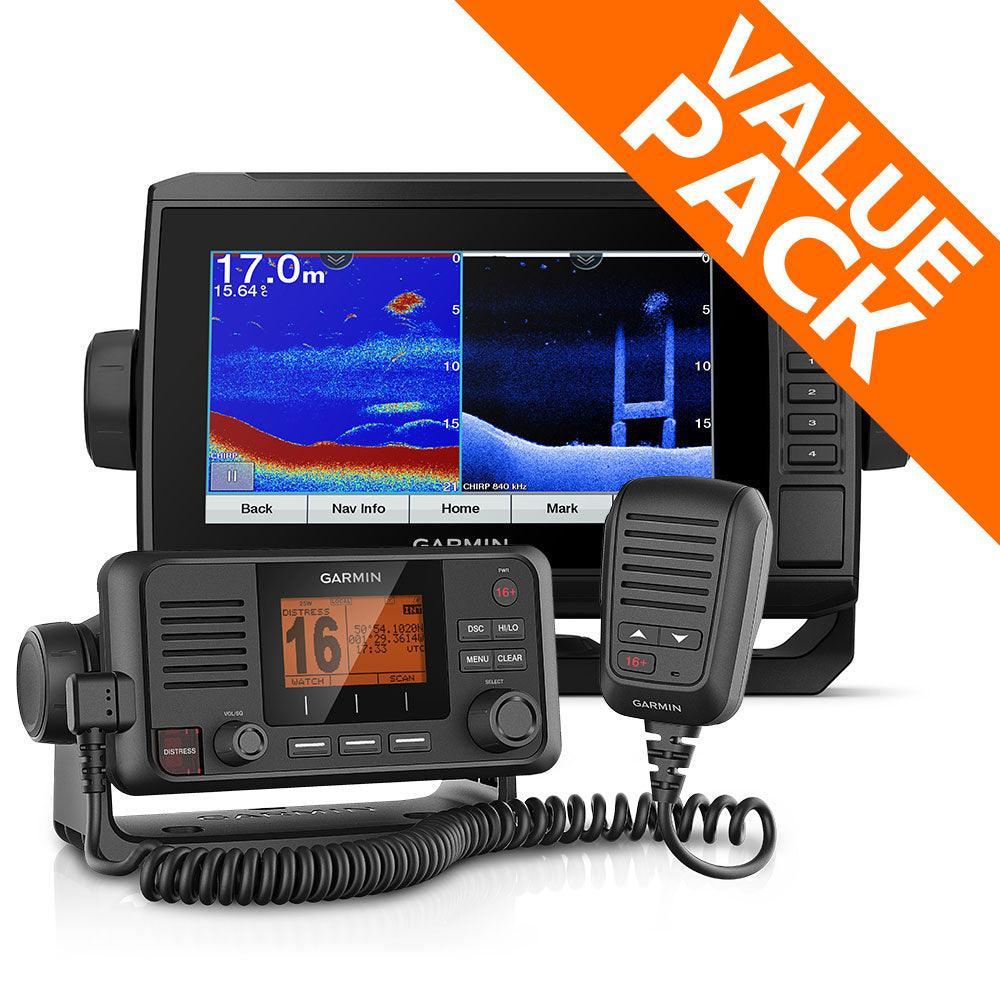 Garmin EchoMAP UHD 75cv & VHF 115i Bundle - 4Boats