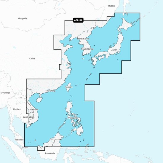 Garmin Navionics + Chart: AE011L - China Sea & Japan - 4Boats