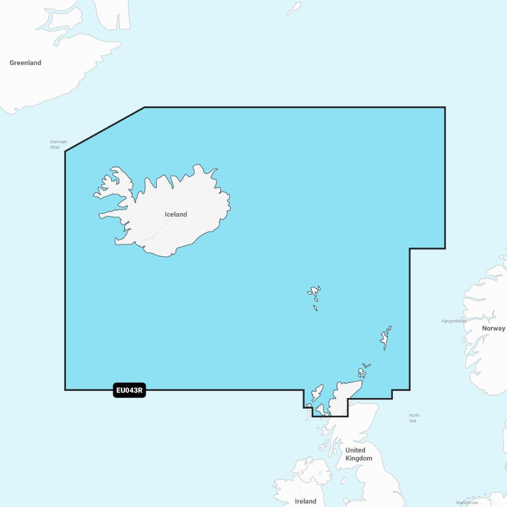 Garmin Navionics+ Chart: EU043R - Iceland to Orkney - 4Boats