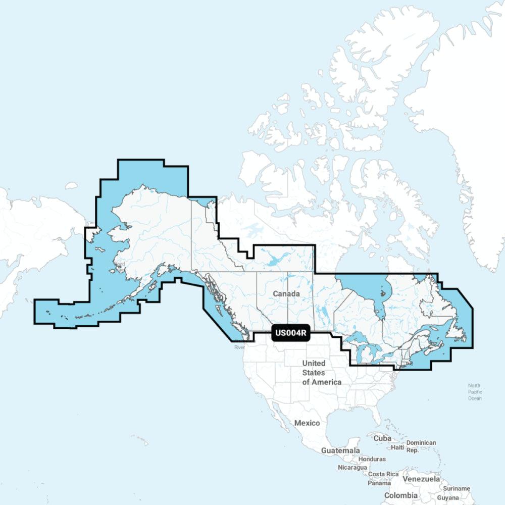 Garmin Navionics+ Chart: US004R - Canada & Alaska - 4Boats