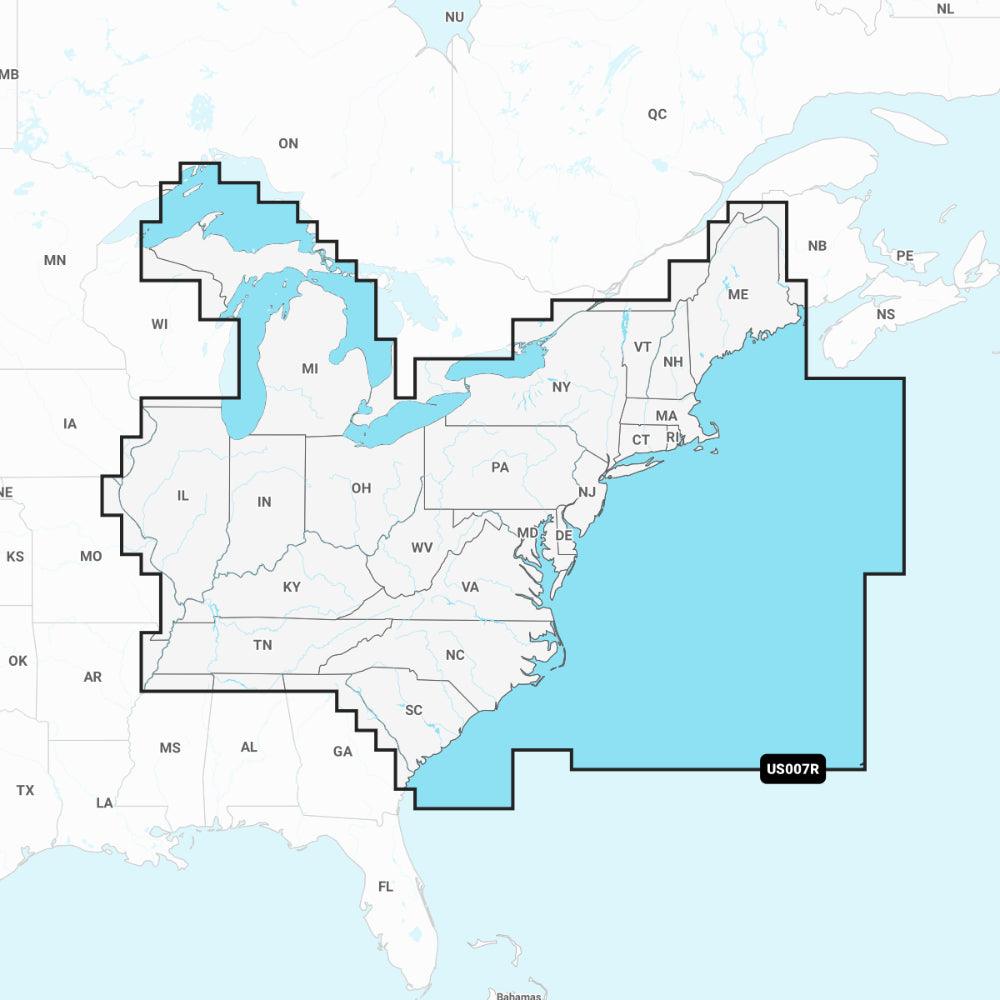 Garmin Navionics+ Chart: US007R - U.S. East - 4Boats