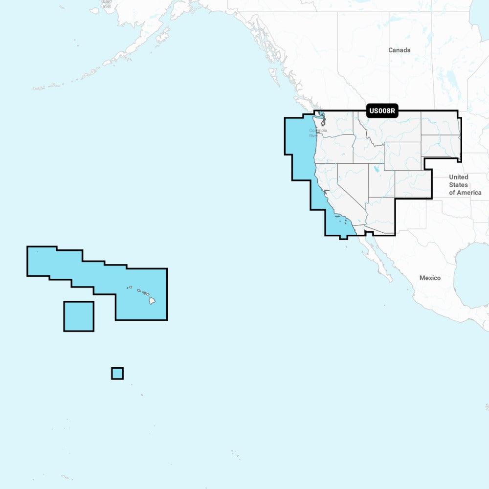 Garmin Navionics+ Chart: US008R - U.S. West - 4Boats