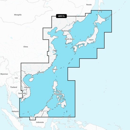 Garmin Navionics Vision+ Chart: AE011L - China Sea & Japan - 4Boats