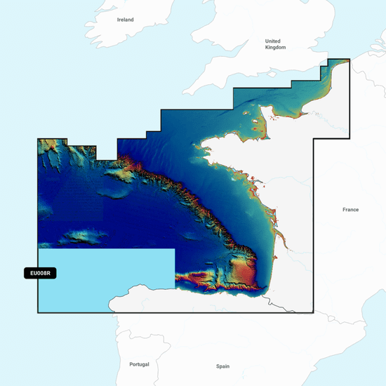 Garmin Navionics Vision+ Chart: EU008R - Bay of Biscay - 4Boats