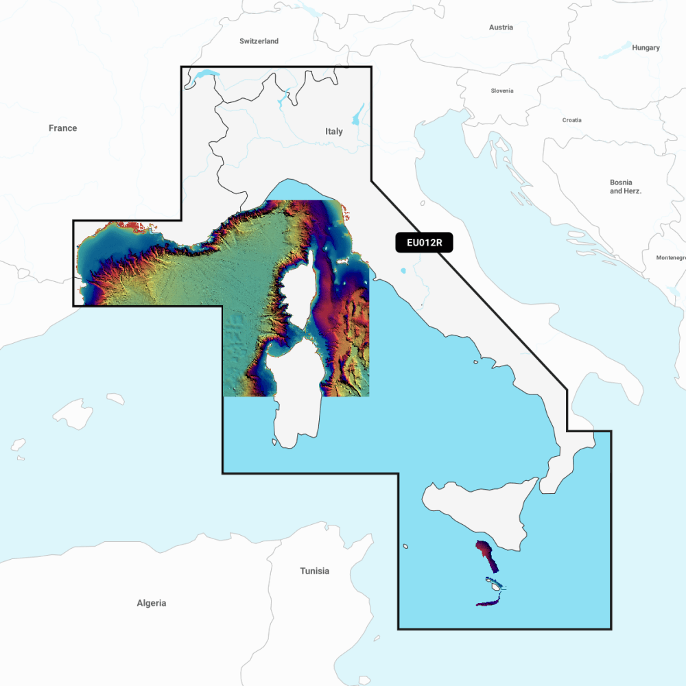 Garmin Navionics Vision+ Chart: EU012R - Med Sea Central & West - 4Boats