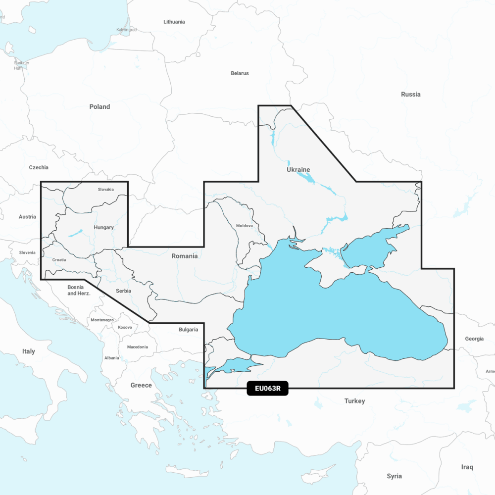 Garmin Navionics Vision+ Chart: EU063R - Black Sea & Azov Sea - 4Boats