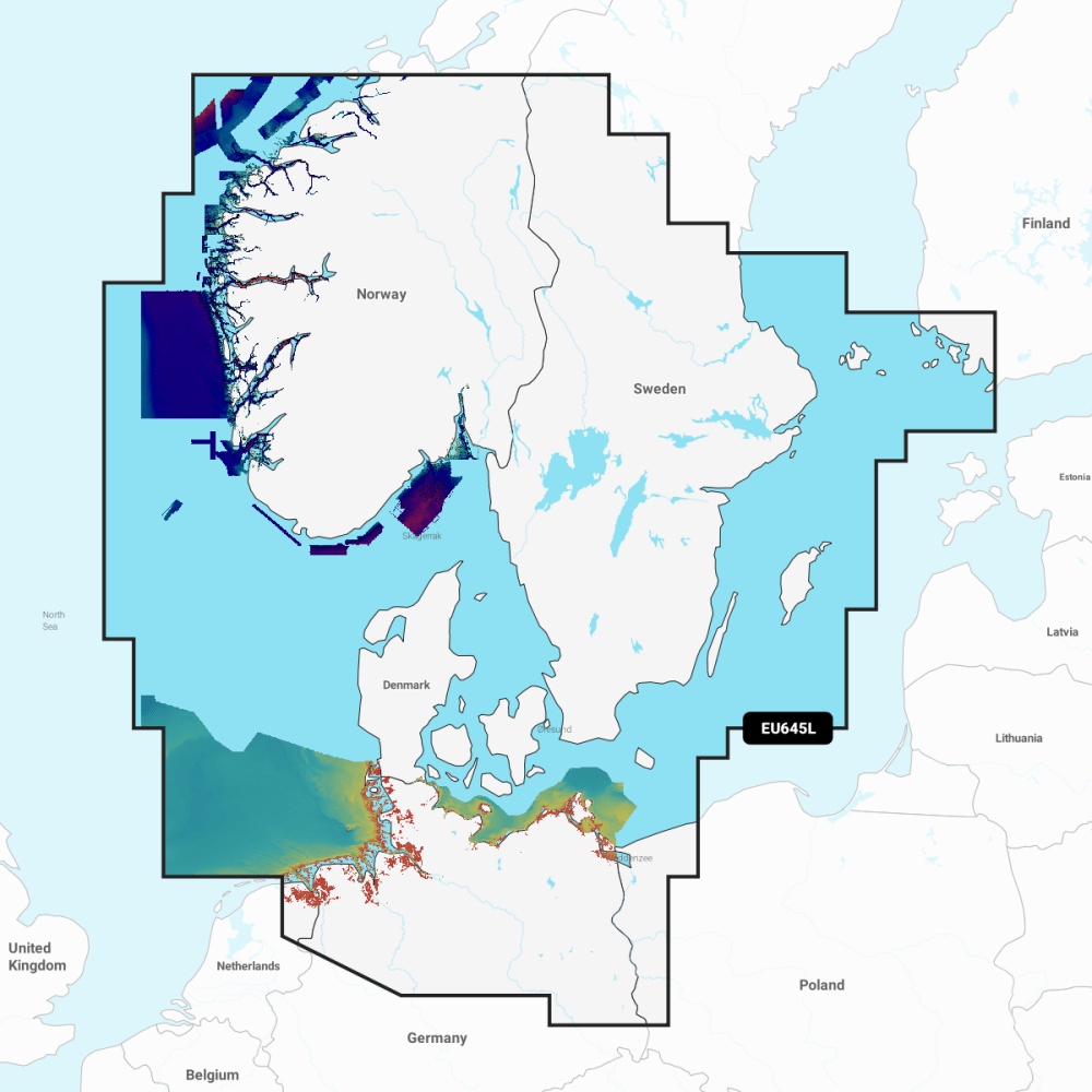 Garmin Navionics Vision+ Chart: EU645L - Skagerrak & Kattegat - 4Boats