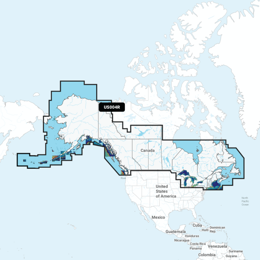 Garmin Navionics Vision+ Chart: US004R - Canada & Alaska - 4Boats