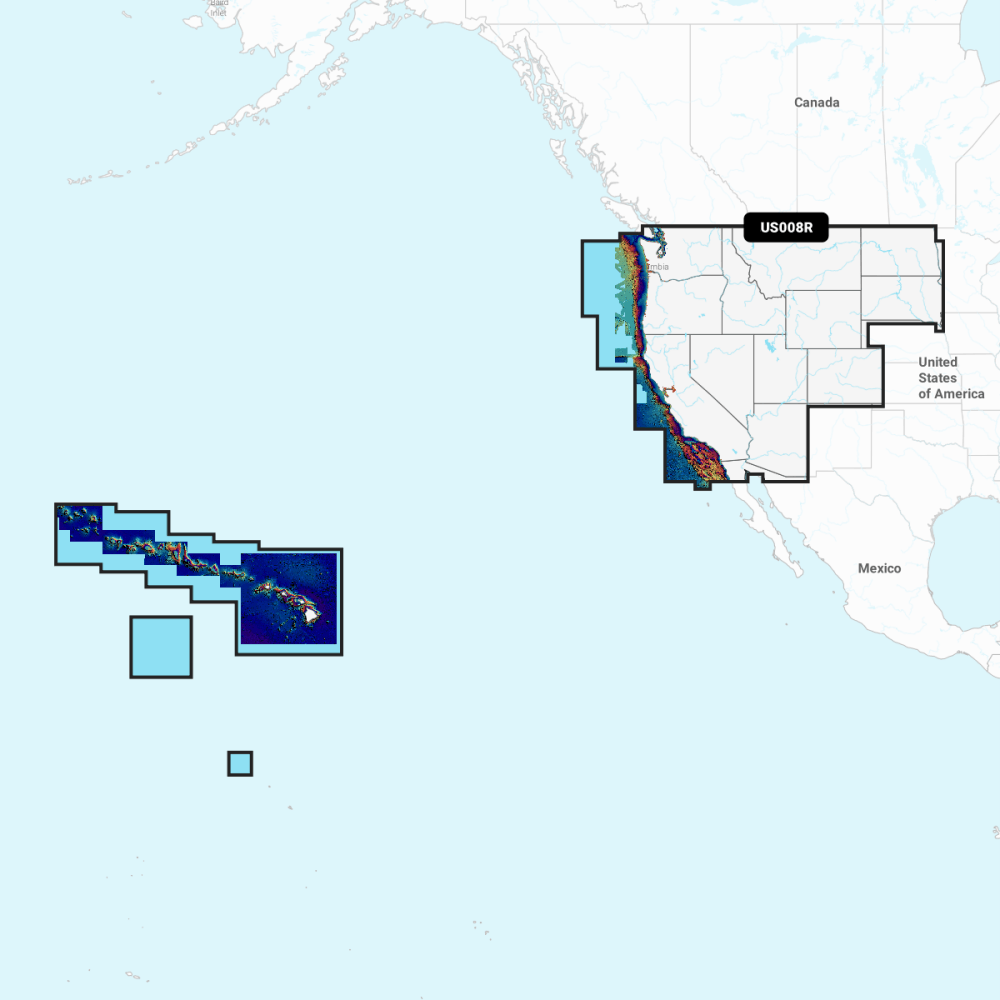 Garmin Navionics Vision+ Chart: US008R - U.S. West - 4Boats